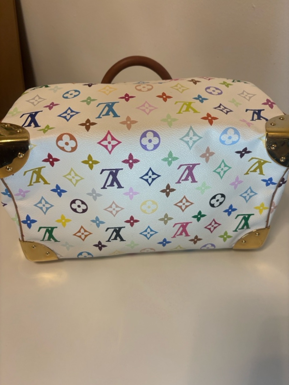 Louis Vuitton multicolor Murakami speedy 30 with dust bag .. date 2003 - Picture 2 of 3